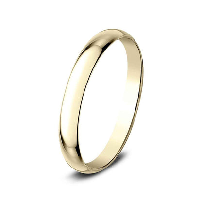Benchmark Ladies' 2mm Dome Classic Fit Polished Wedding Ring in 10K Yellow Gold
