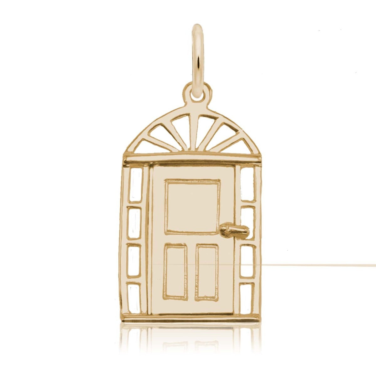 Door Charm in 14K Yellow Gold