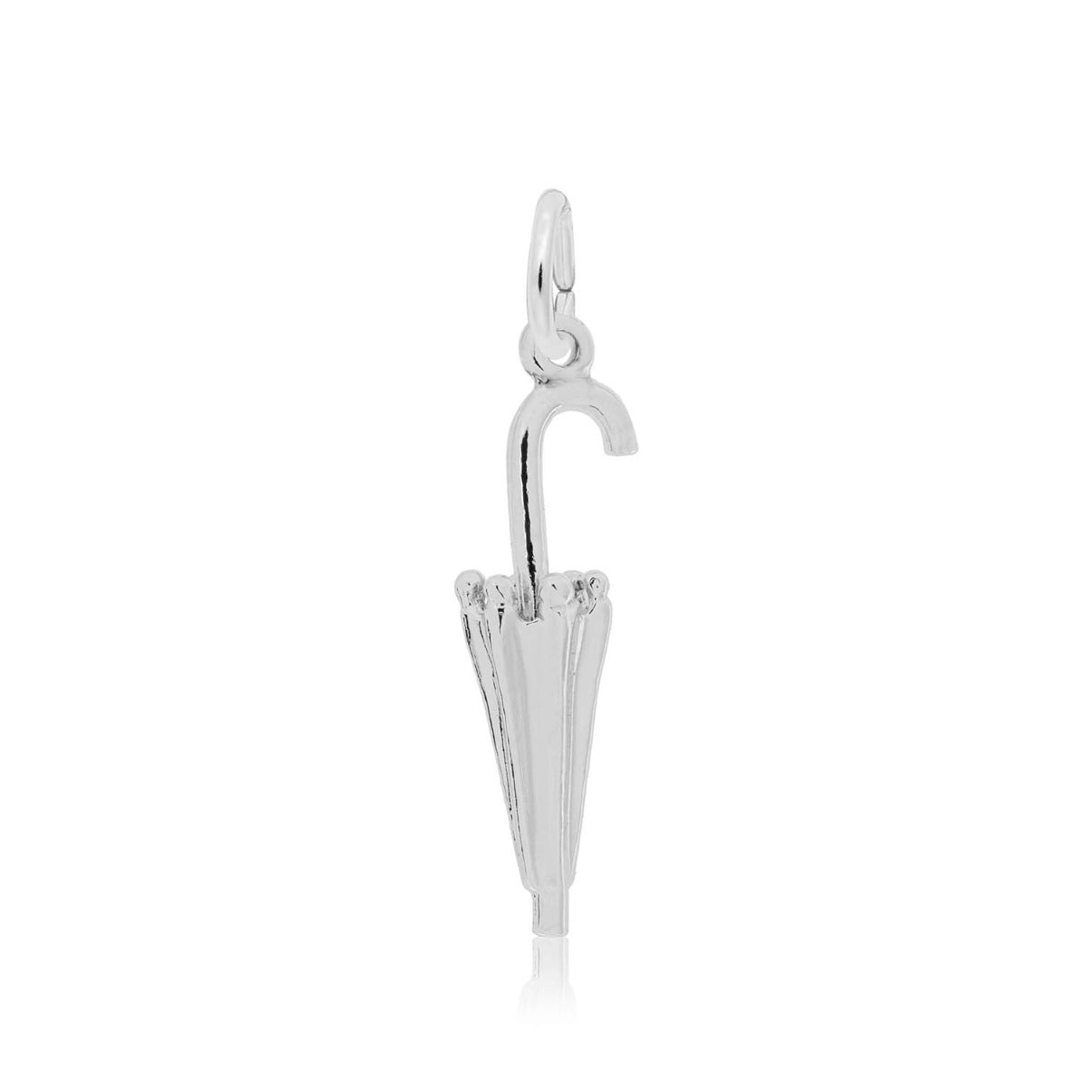 Closed Umbrella Charm in Sterling Silver