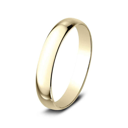 Benchmark Ladies' 3mm Dome Classic Fit Polished Wedding Ring in 14K Yellow Gold
