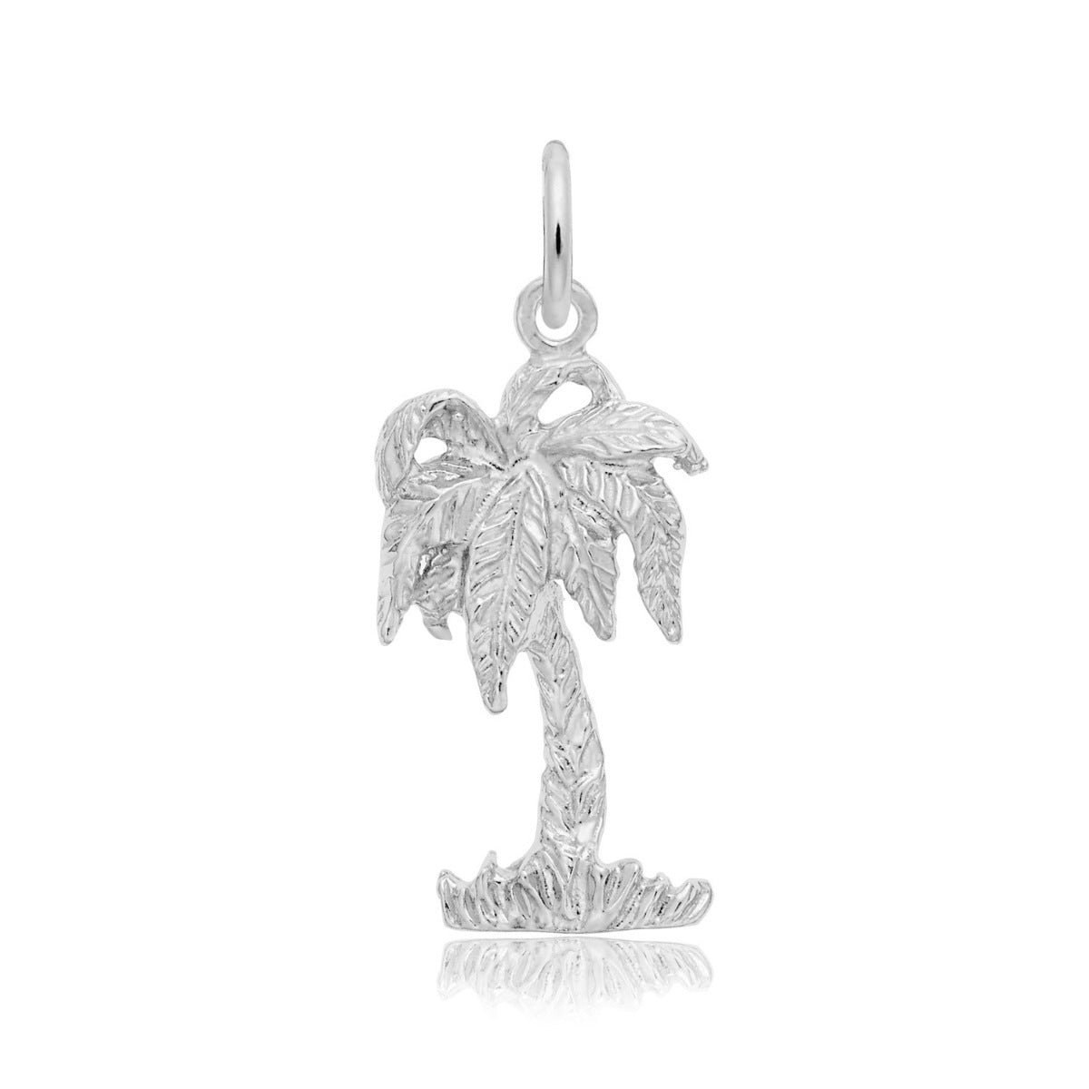 Palm Tree Charm in Sterling Silver