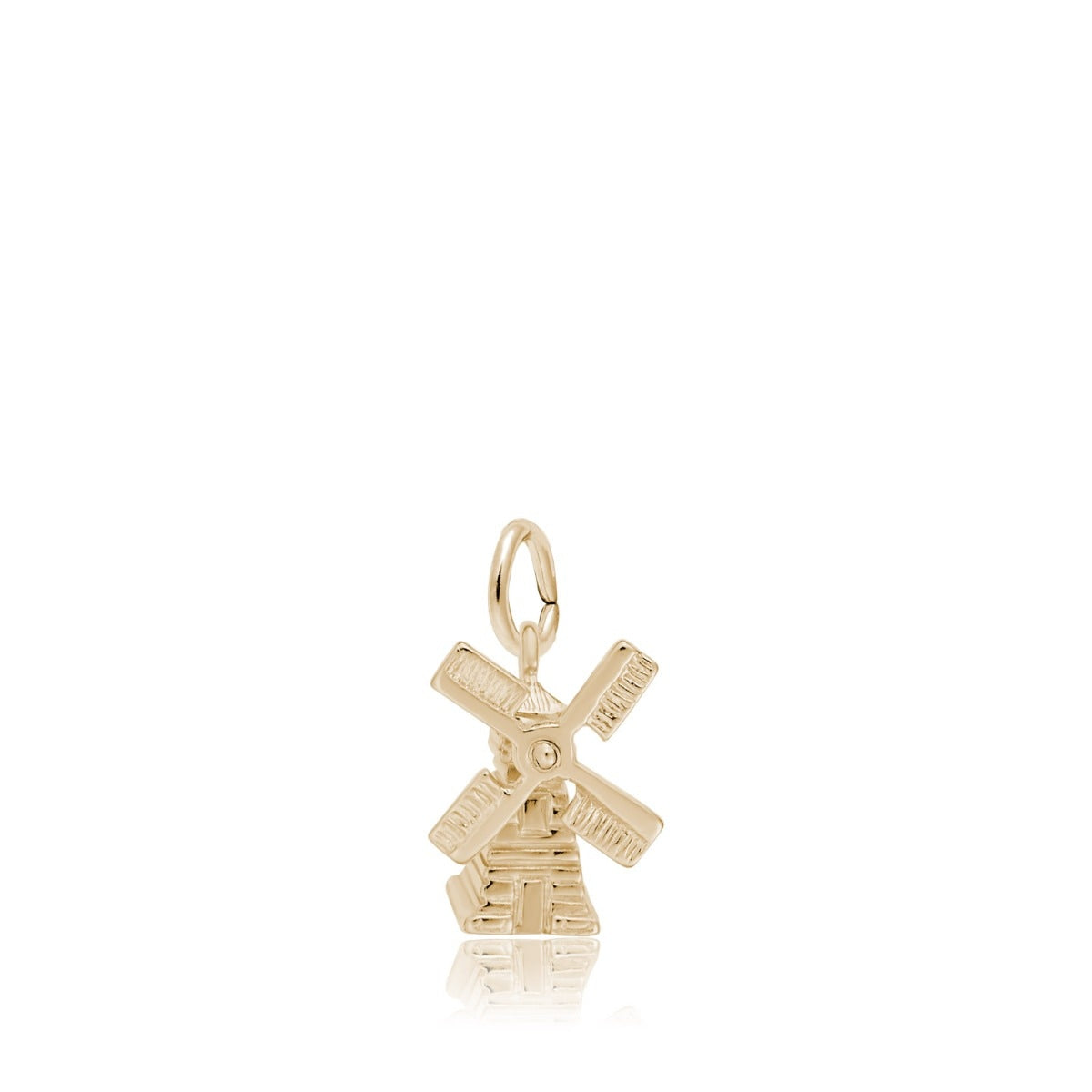 Windmill Charm in 14K Yellow Gold
