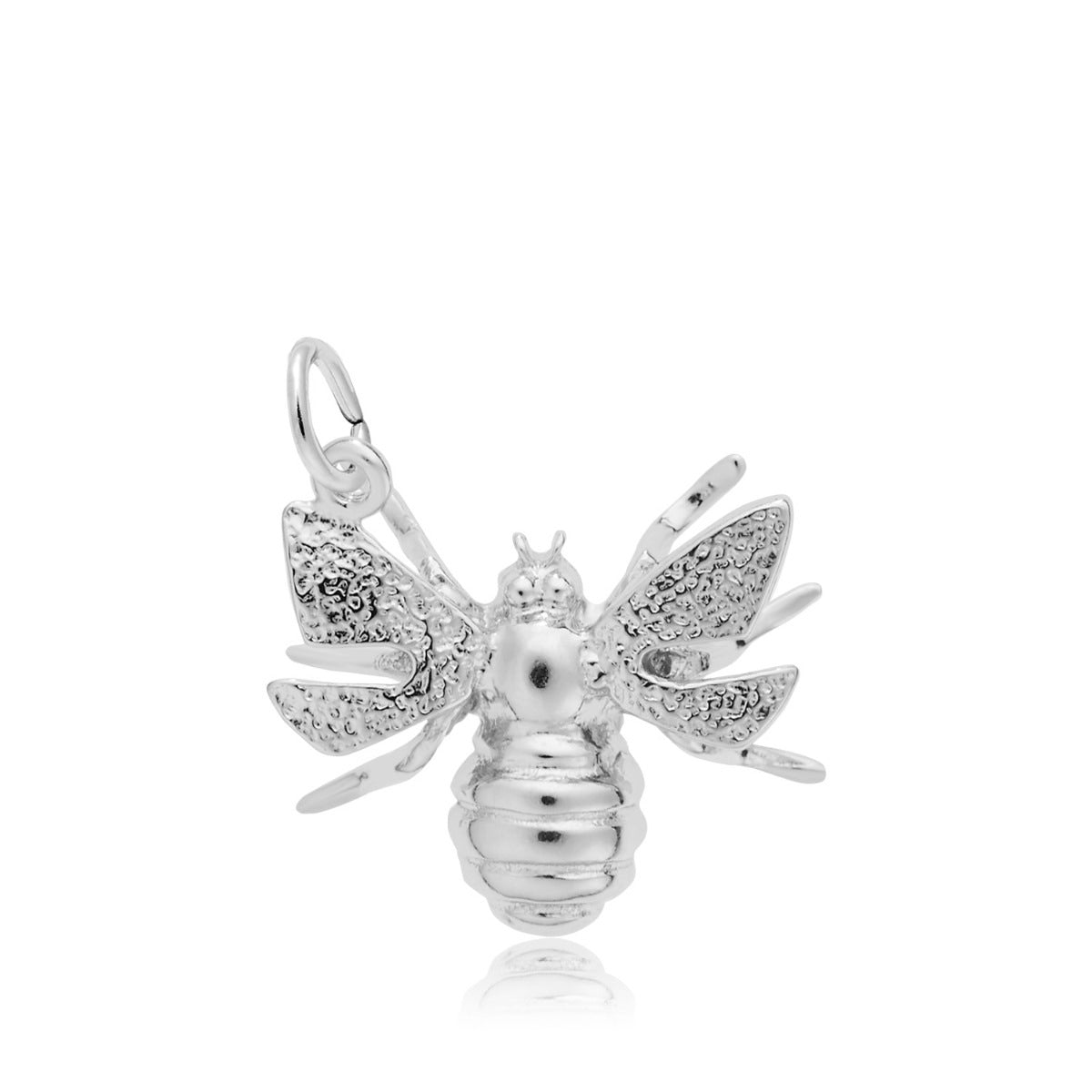 Bumble Bee Charm in Sterling Silver
