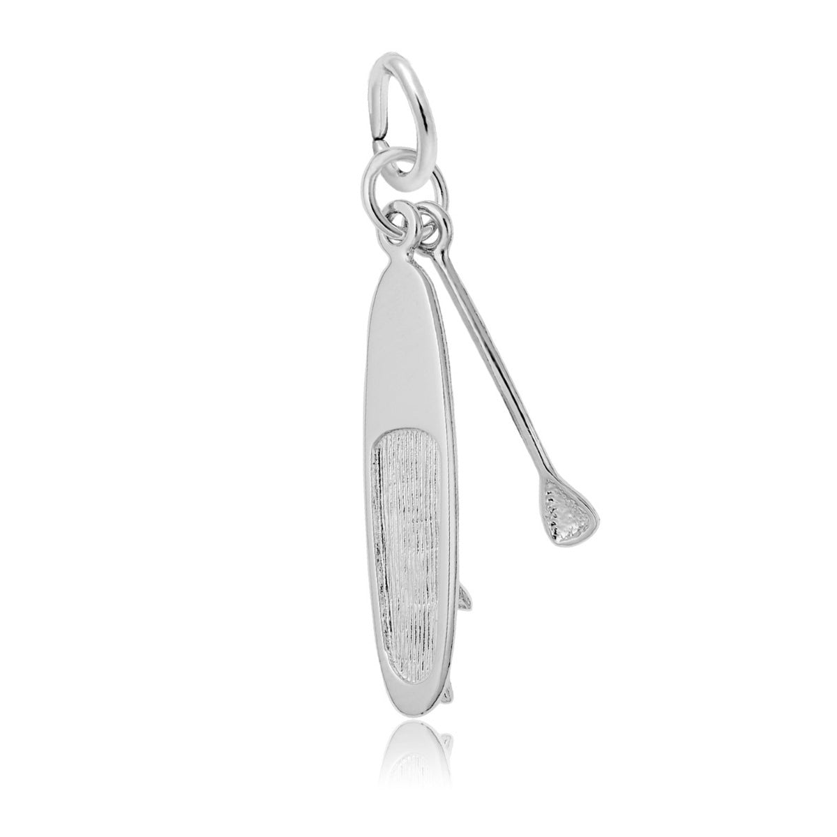 Stand Up Paddle Board Charm in Sterling Silver
