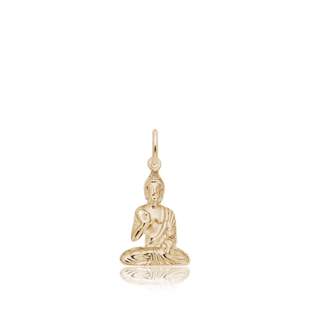 Protection Buddha Charm in 14K Yellow Gold