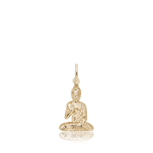 Protection Buddha Charm in 14K Yellow Gold