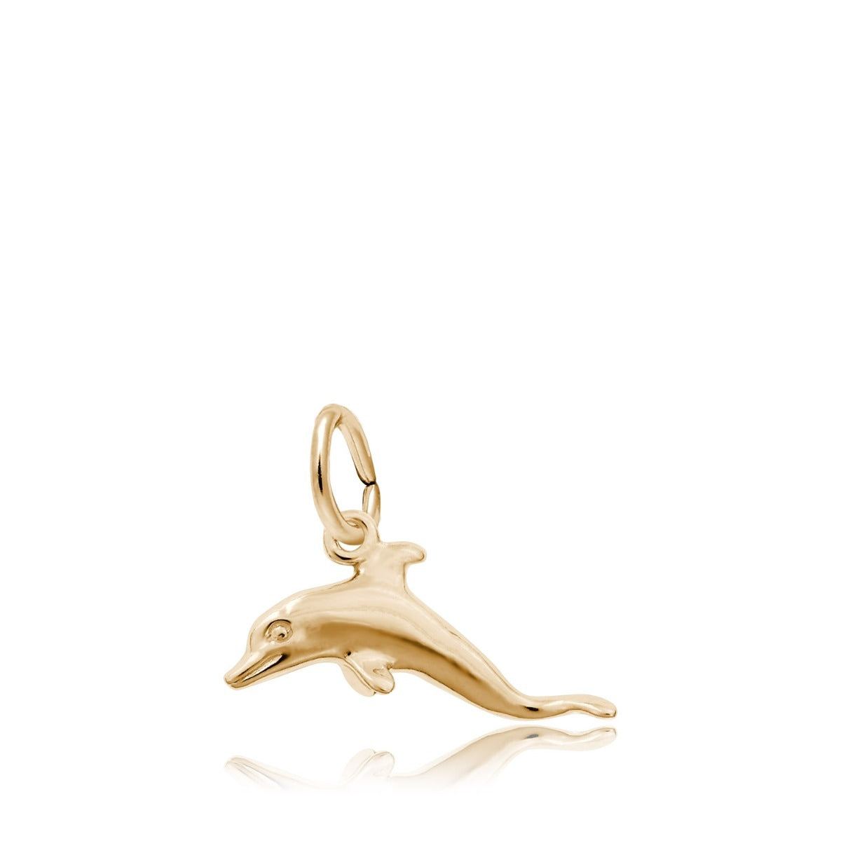 Dolphin Charm in 14K Yellow Gold
