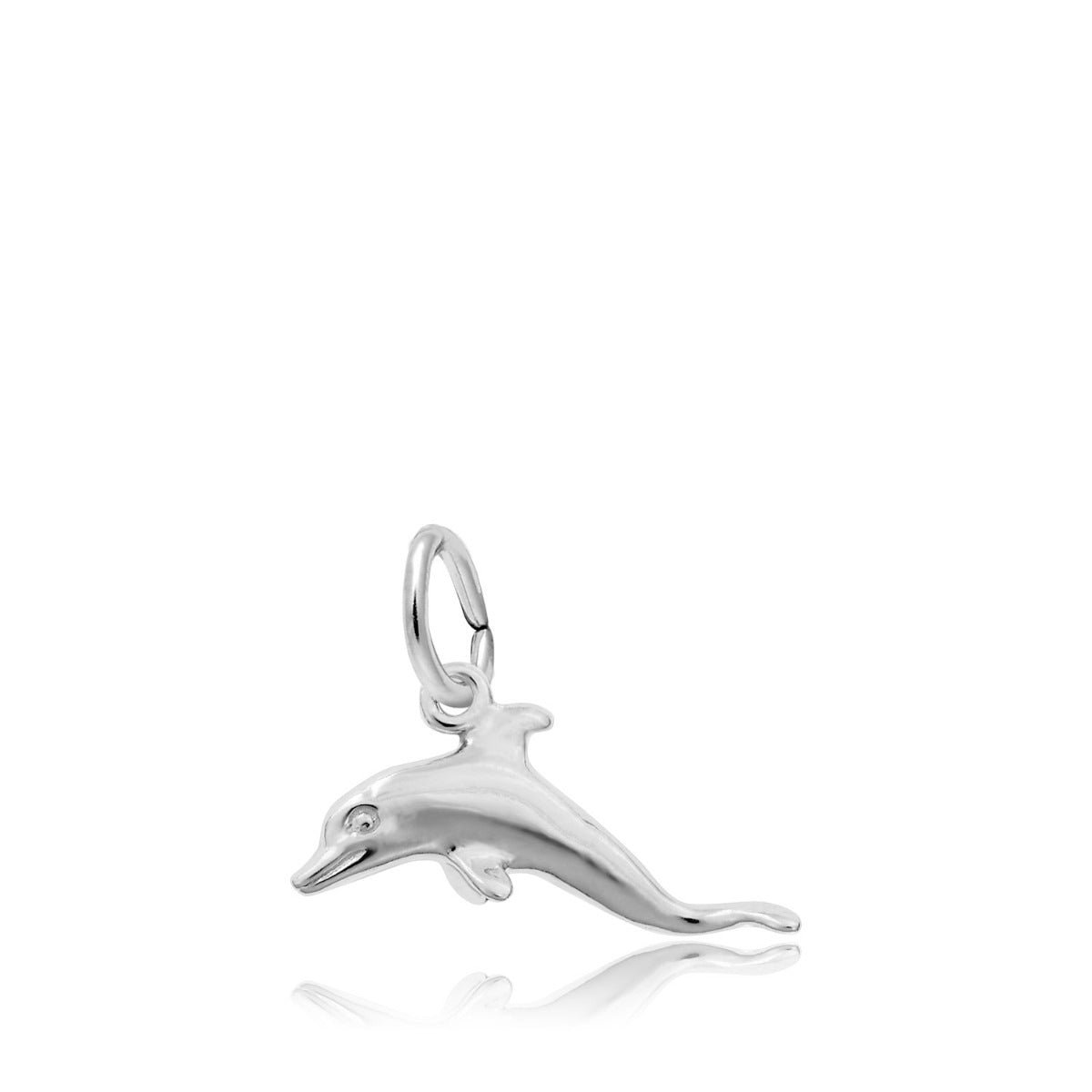 Dolphin Charm in Sterling Silver