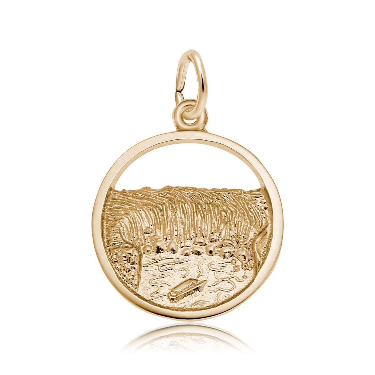 Niagara Falls Charm in 14K Yellow Gold