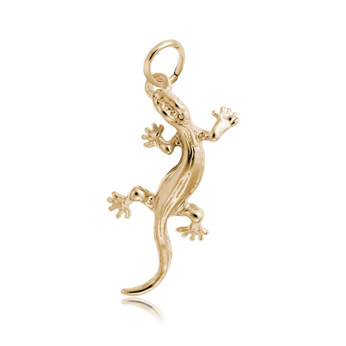 Lizard Charm in 14K Yellow Gold