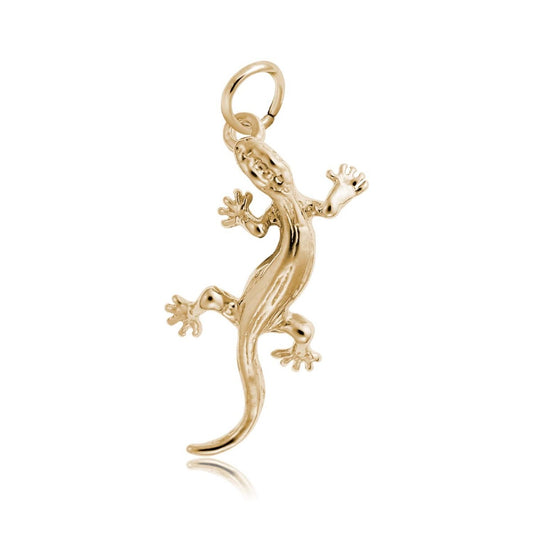 Lizard Charm in 14K Yellow Gold