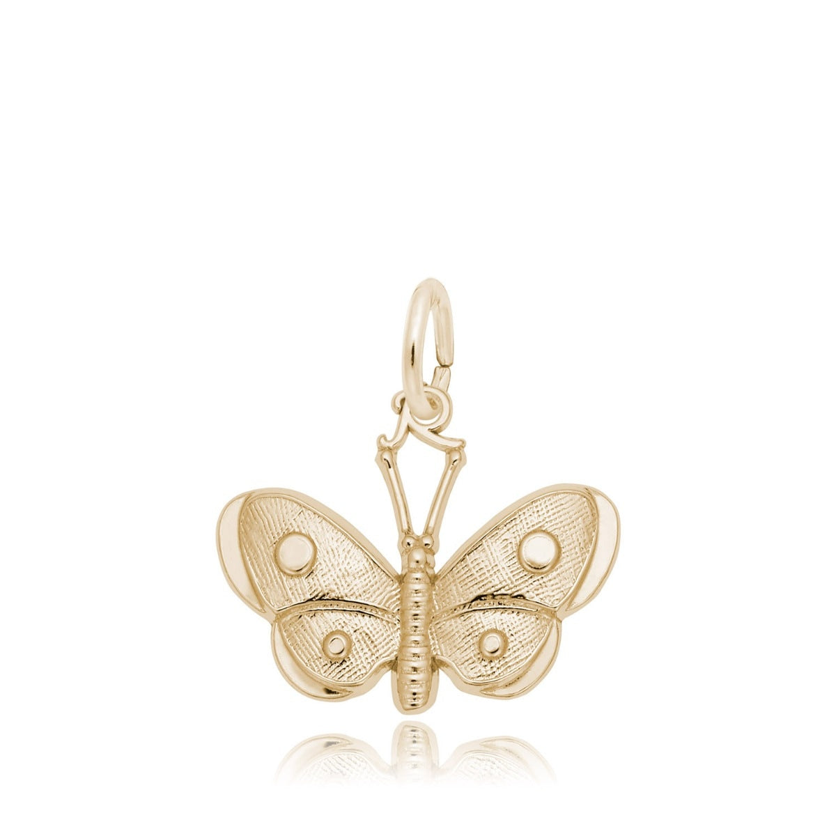 Butterfly Charm in 14K Yellow Gold
