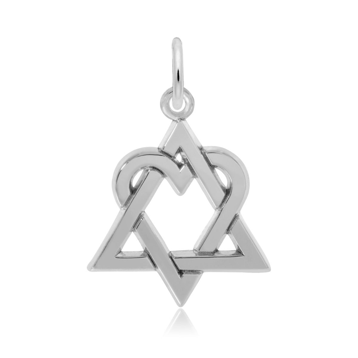 Adoption Symbol Charm in Sterling Silver