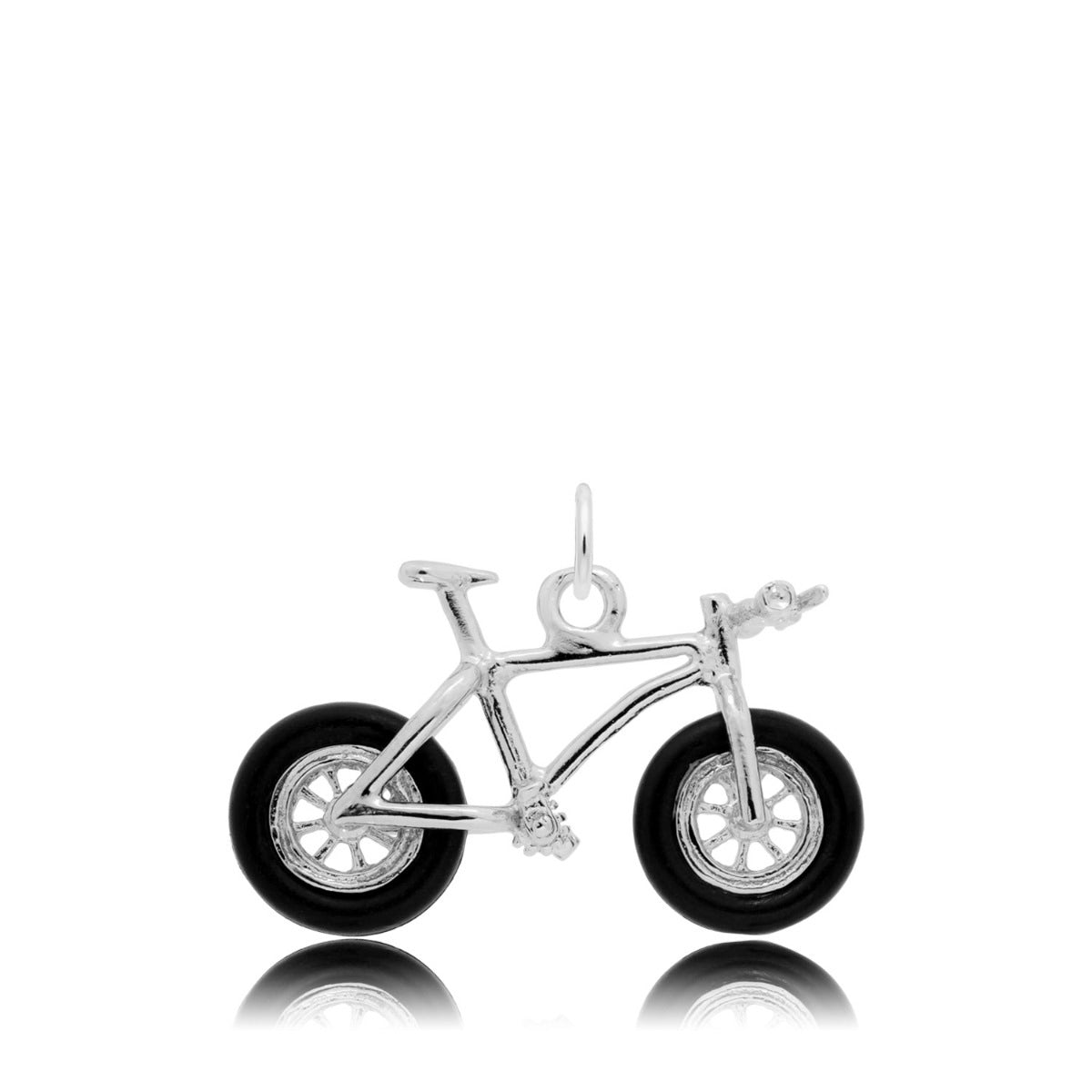 Fat Tire Bike in Sterling Silver
