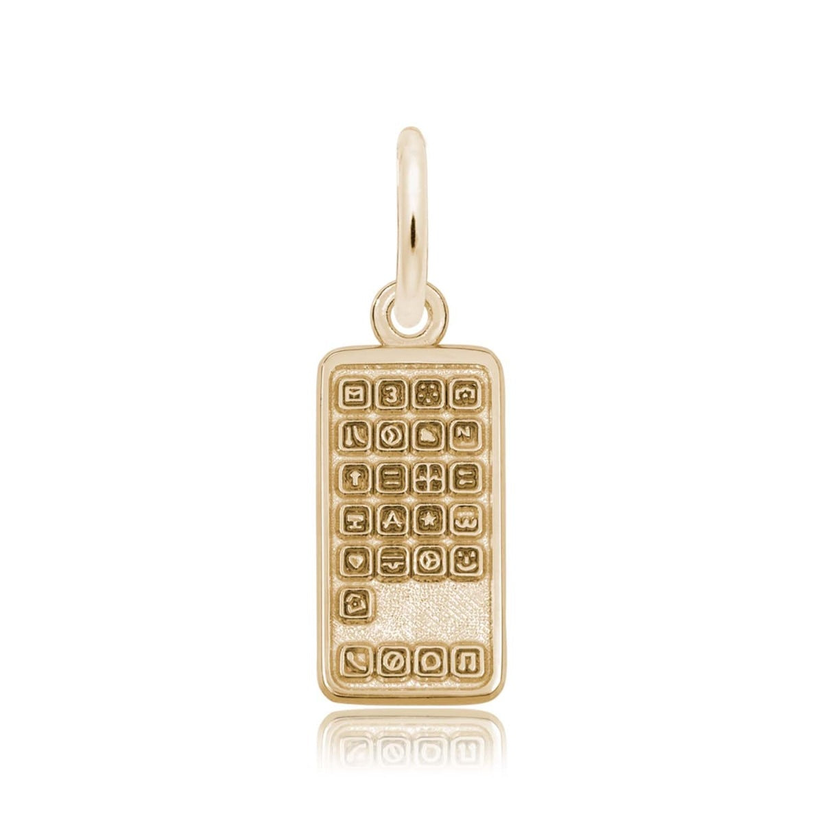 Smartphone Charm in 14K Yellow Gold