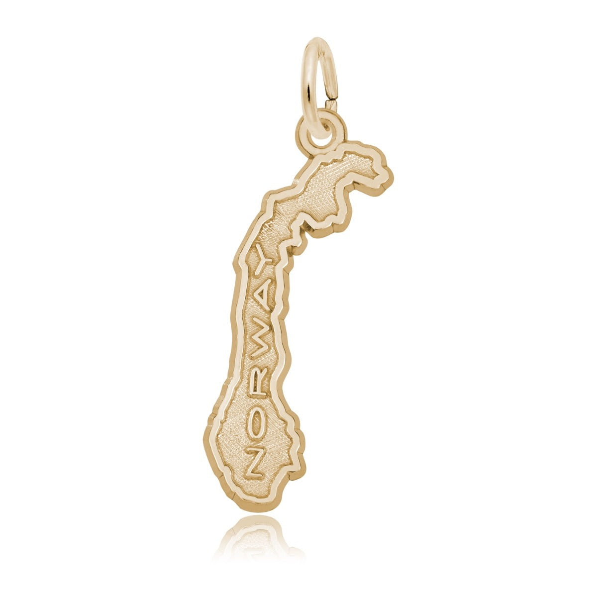 Norway Charm in 14K Yellow Gold