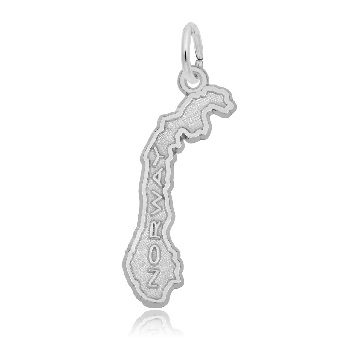 Norway Charm in Sterling Silver