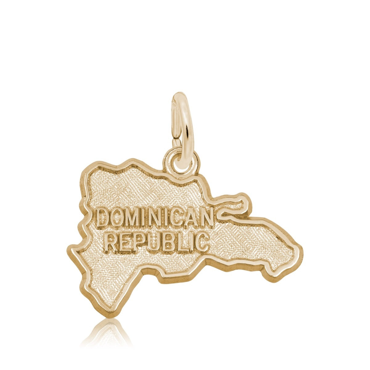 Dominican Republic Charm in 14K Yellow Gold