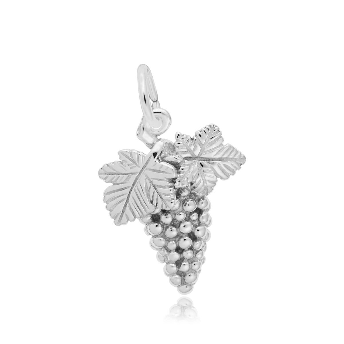 Grapes Charm in Sterling Silver