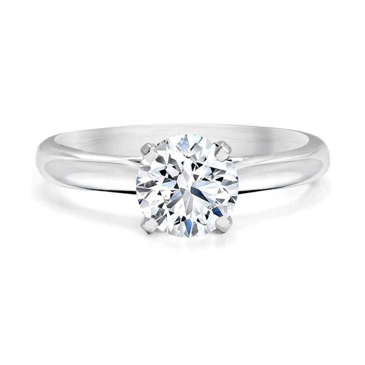 Forevermark Black Label 1 ct. tw Round Solitaire Diamond Ring in 18K White Gold
