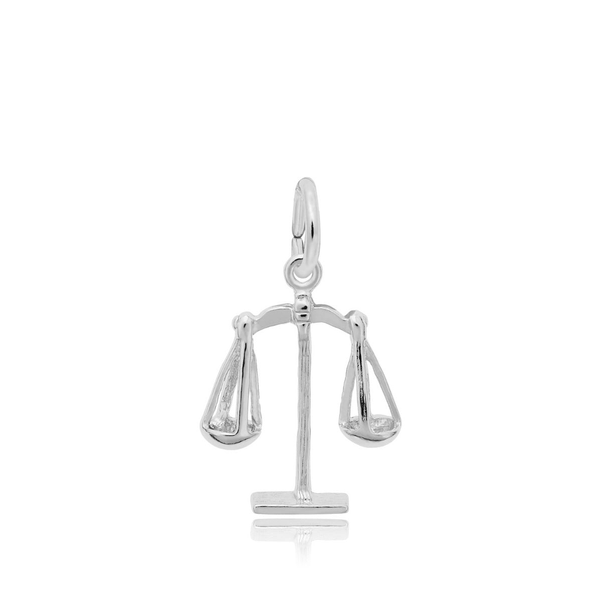Scales of Justice Charm in Sterling Silver