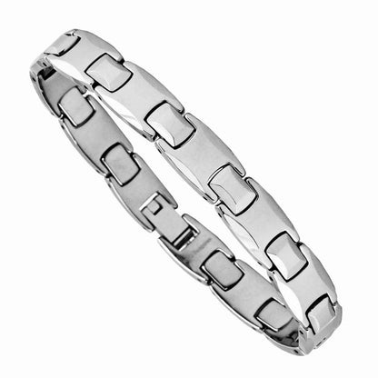 Men's Tungsten Bracelet close-up detail