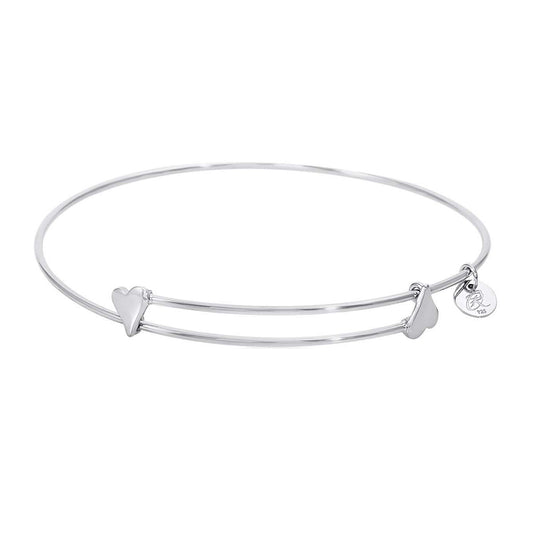 Sweet Bangle Charm Bracelet in Sterling Silver