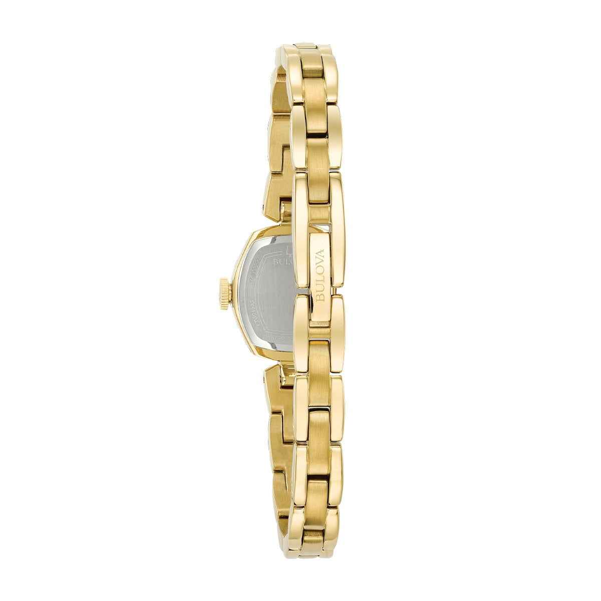 Bulova Ladies' Classic Quartz Gold-Tone Stainless Steel Watch with Champagne Dial