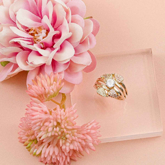 Noventa & Black Hills Gold 1/2 ct. tw. Round Diamond Solitaire Engagement Ring in 10K Yellow Gold side profile