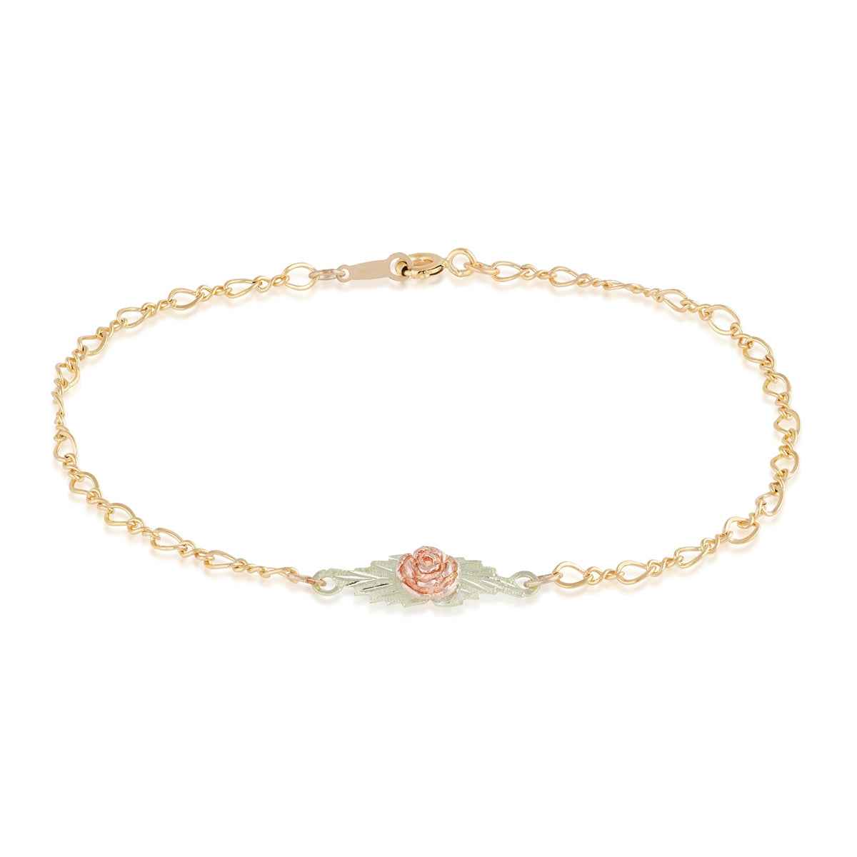 Black Hills Gold Rose Bracelet in 10K Yellow Gold