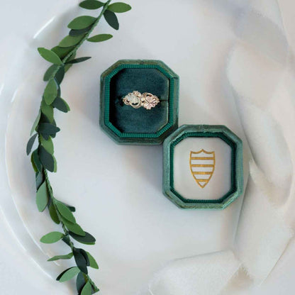 Black Hills Gold Diamond Accent Grapevine & Leaf Promise Ring in 10K Yellow Gold close-up detail