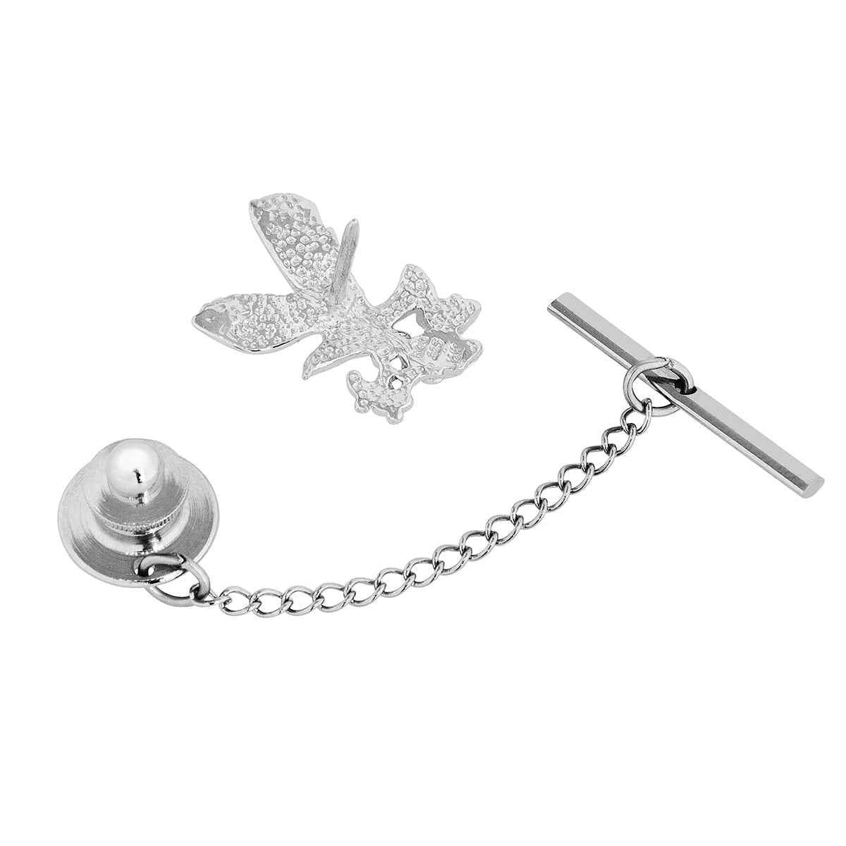 Black Hills Gold Men's Eagle Tie Tack in Sterling Silver front view