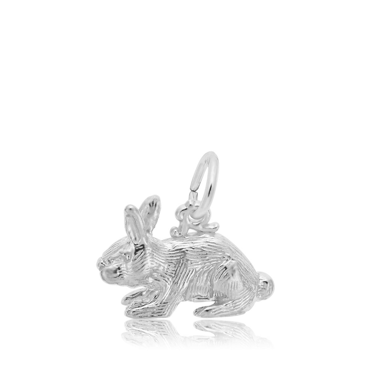 Rabbit Charm in Sterling Silver