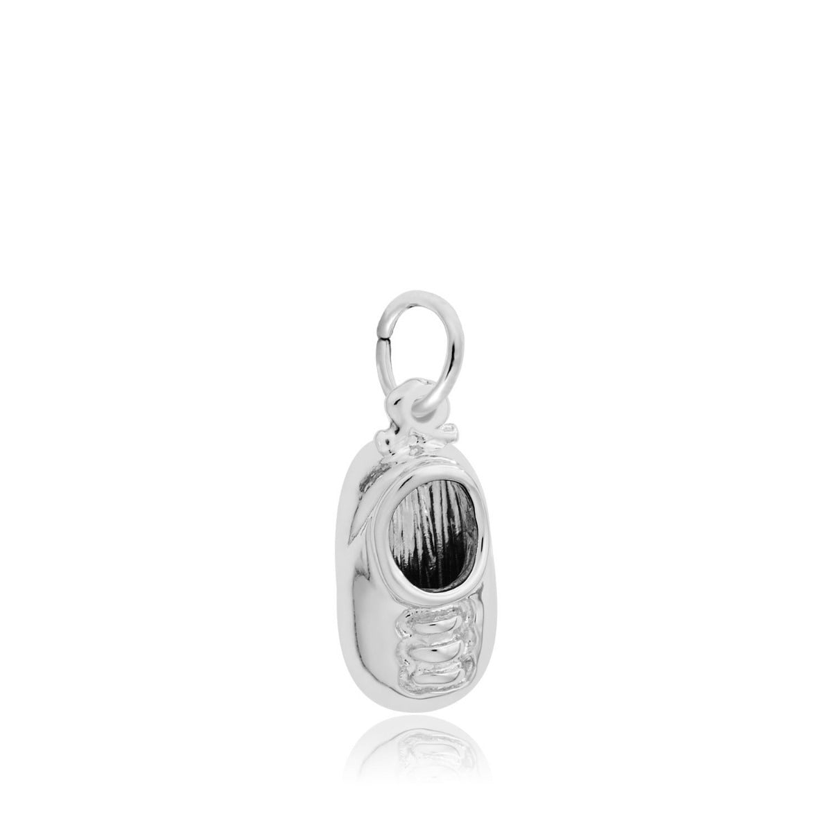 Baby Shoe Charm in Sterling Silver