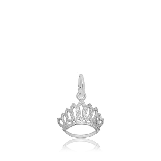 Tiara Charm in Sterling Silver