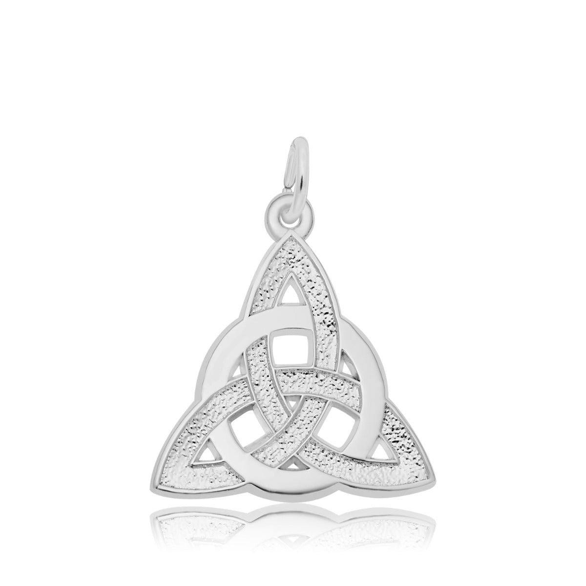 Celtic Trinity Knot Charm in Sterling Silver