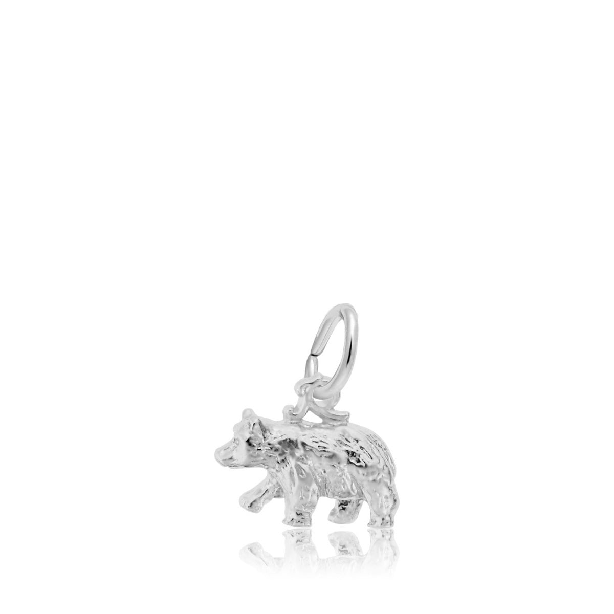 Black Bear Charm in Sterling Silver