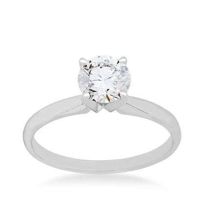 1 ct. tw. Round Brilliant Diamond Solitaire Engagement Ring in 14K White Gold (2)