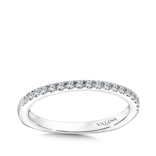 Valina 1/6 ct. tw. Diamond Wedding Ring in 14K White Gold