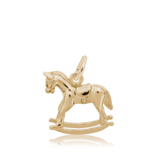 Rocking Horse Charm in Sterling Silver