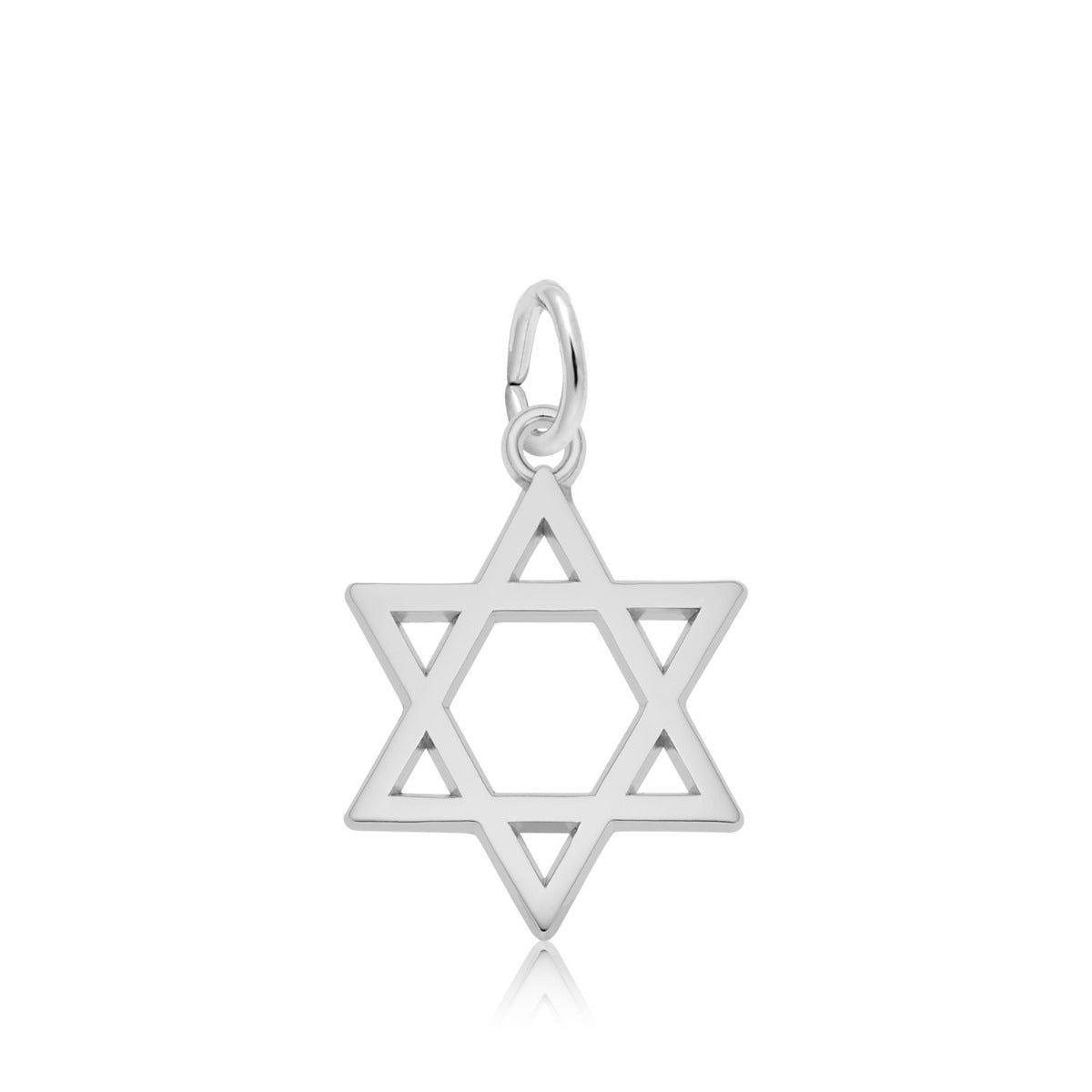 Star of David Charm in Sterling Silver