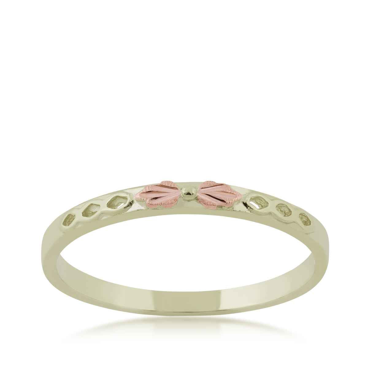 Black Hills Gold Open Stackable Ring in 10K Green Gold