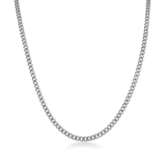 2.8mm 20-inch Curb Chain Necklace in Sterling Silver