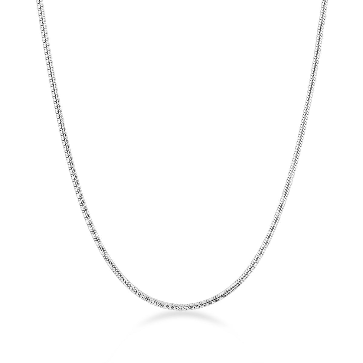 1mm 22-inch Adjustable Snake Chain in Sterling Silver