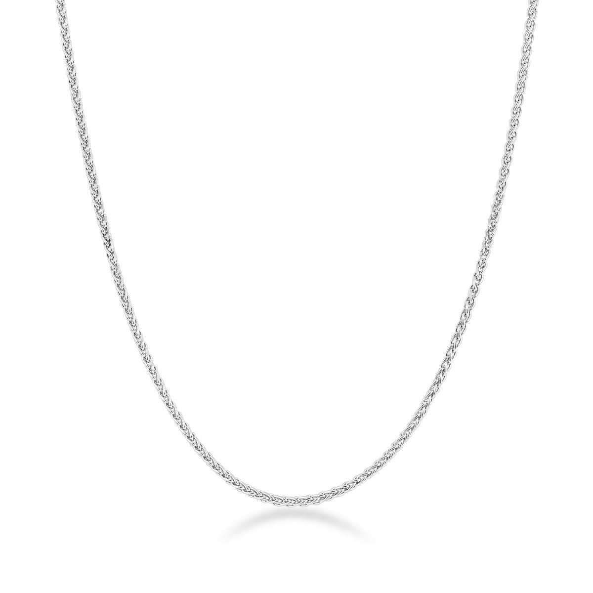 1mm 22-inch Adjustable Spiga Chain in Sterling Silver