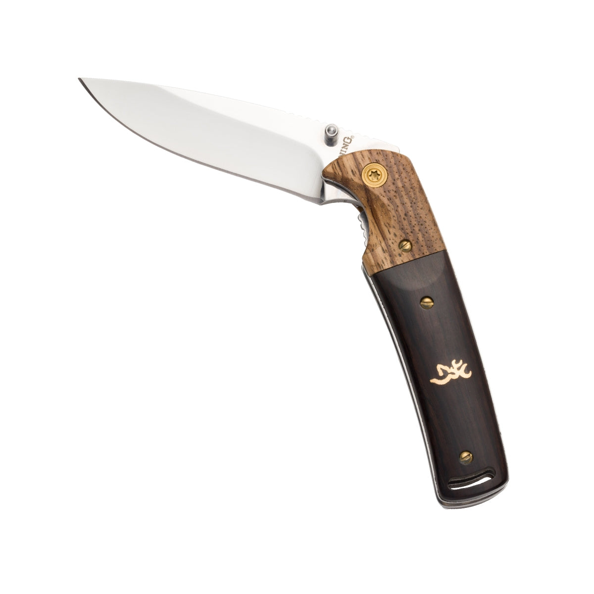 Browning Buckmark Hunter Folder Knife front view