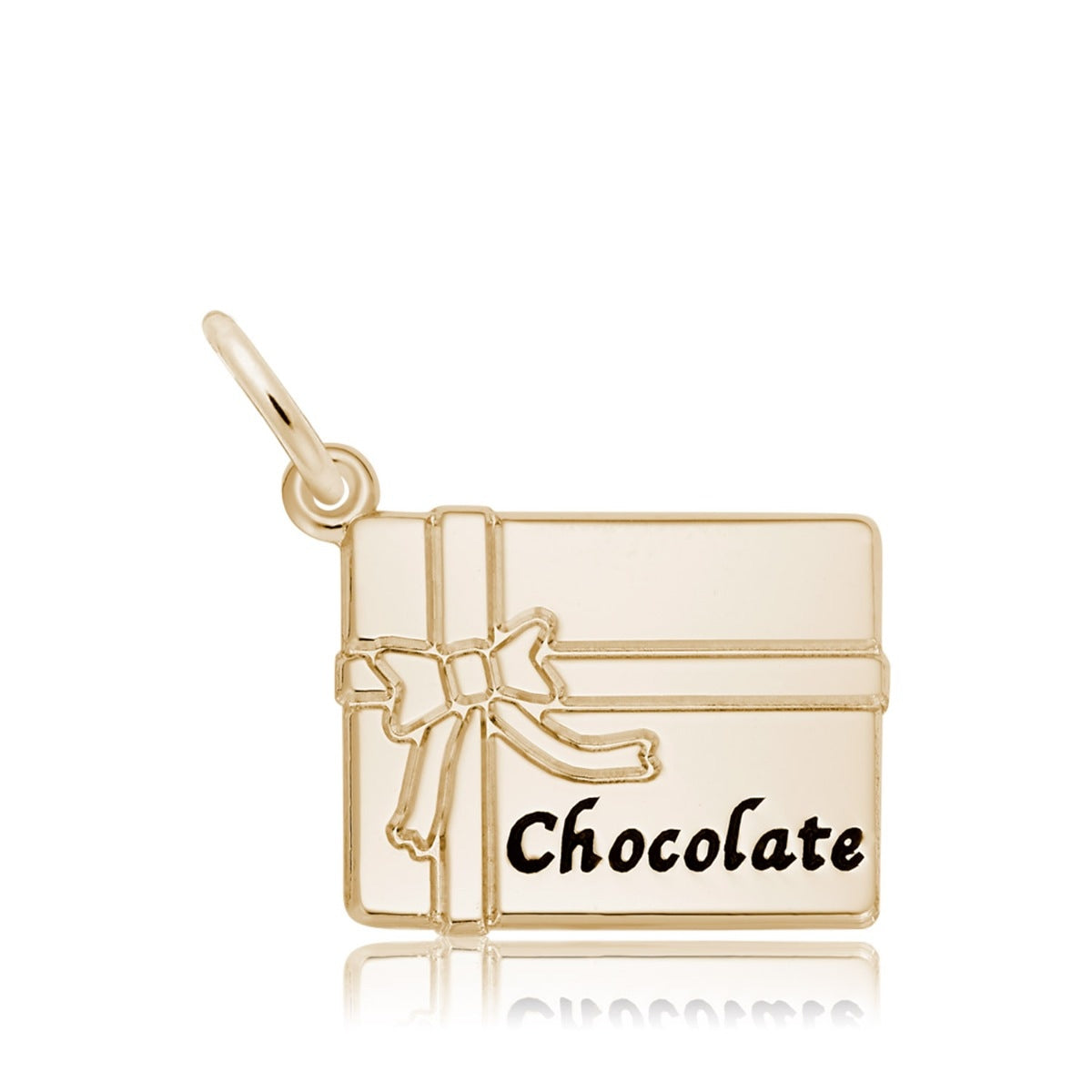 Box of Chocolate Charm in 14K Yellow Gold