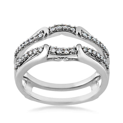 1/4 ct. tw. Diamond Wedding Ring Enhancer in 14K White Gold