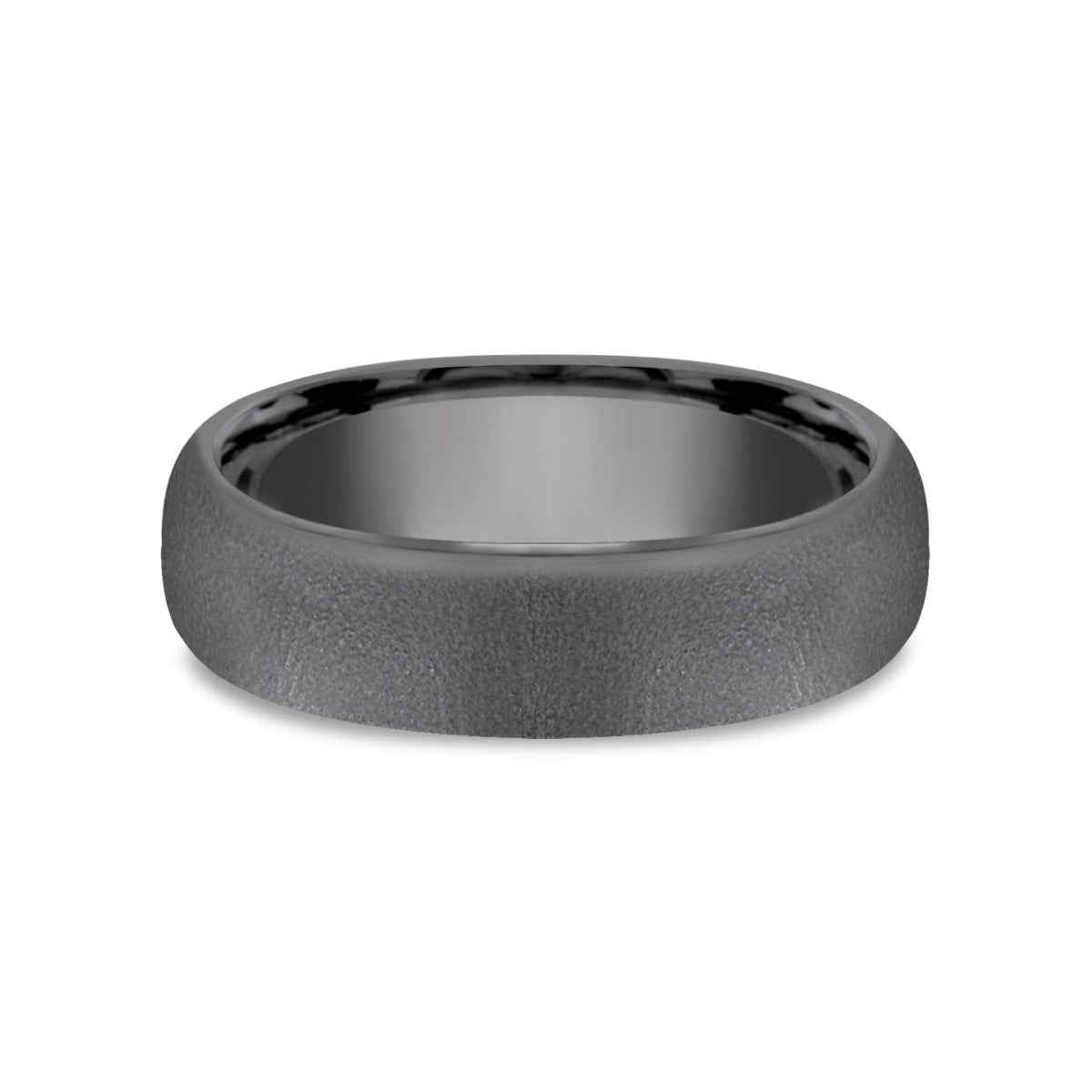 Benchmark 6.5mm Wire Brushed Tantalum Wedding Band