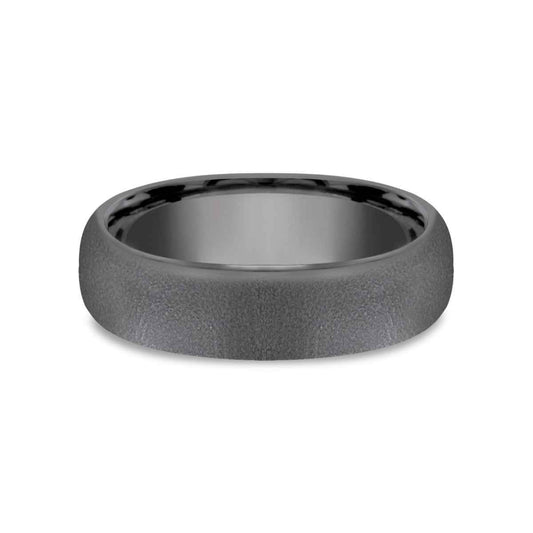 Benchmark 6.5mm Wire Brushed Tantalum Wedding Band